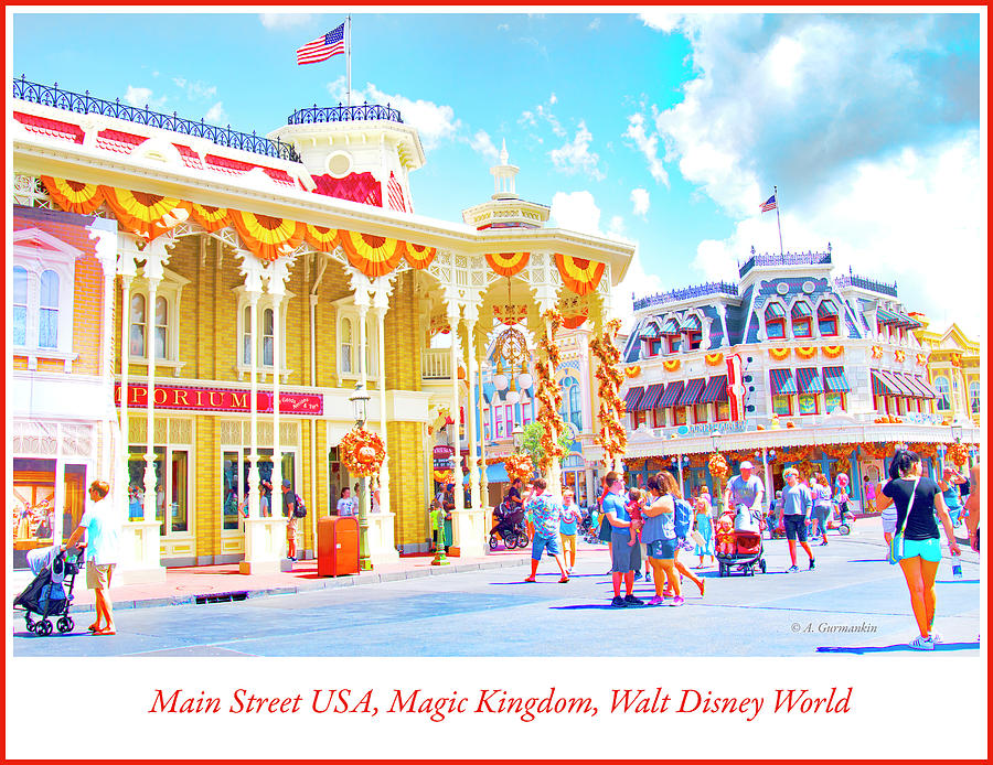 Main Street USA, Walt Disney World #4 Photograph by A Macarthur Gurmankin