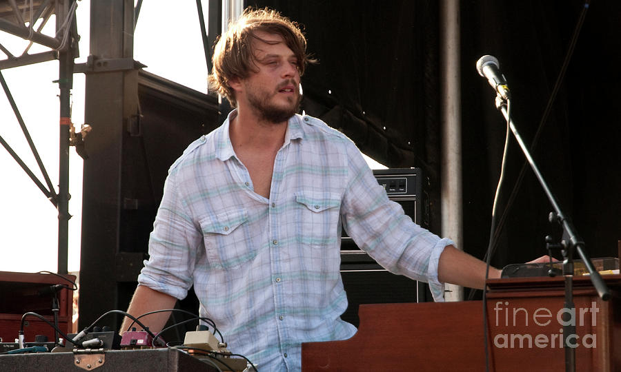 Marco Benevento with Everyone Orchestra at All Good Festival #5 Photograph by David Oppenheimer