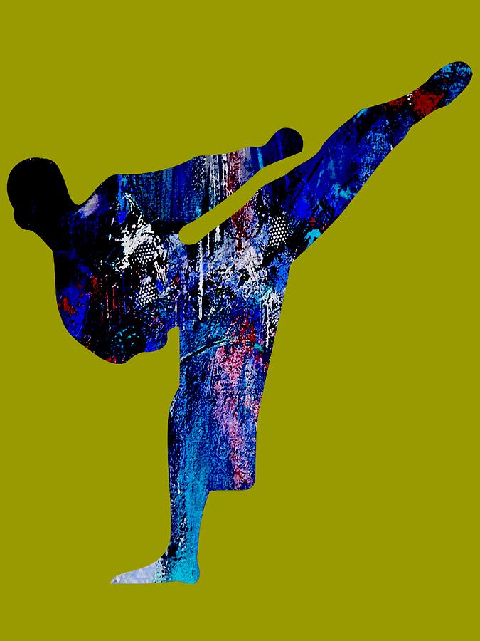 Sports Mixed Media - Martial Arts Collection #4 by Marvin Blaine