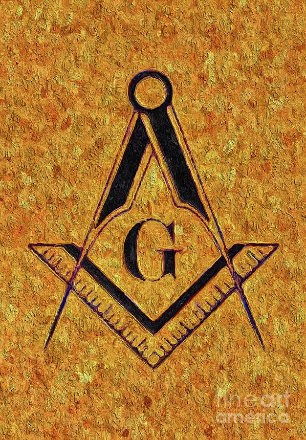 Masonic Symbolism #4 Painting by Esoterica Art Agency