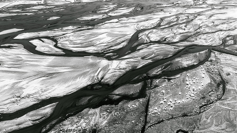 Melting ice patterns in Iceland #4 Photograph by Pradeep Raja PRINTS
