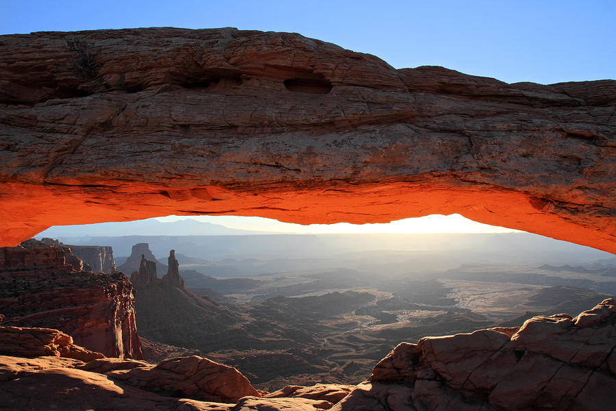Mesa arch sunrise in Canyonlands National park #4 Photograph by Pierre Leclerc Photography