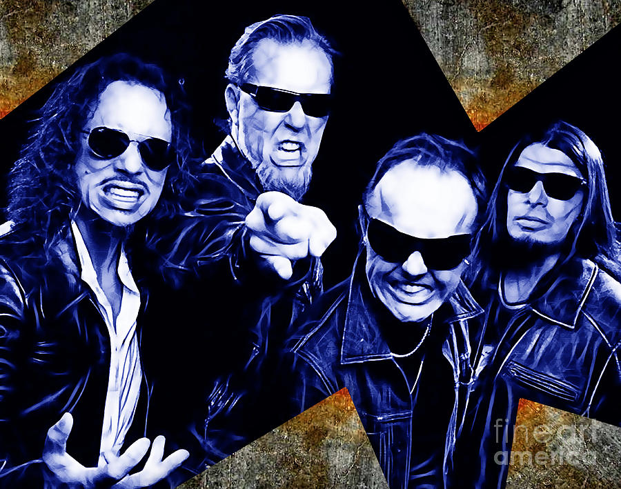 Metallica Mixed Media - Metallica Collection #4 by Marvin Blaine