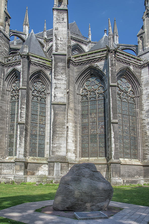 Monastery of Saint Ouen in Rouen France #4 Digital Art by Carol Ailles