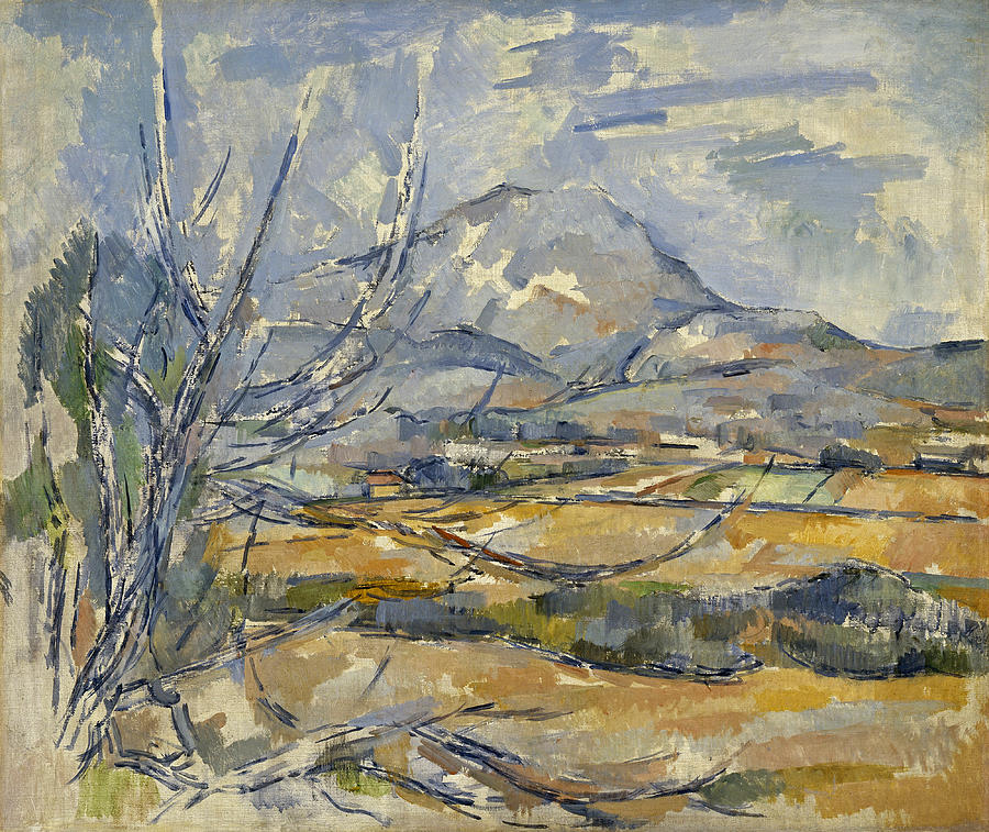Montagne Sainte-Victoire #9 Painting by Paul Cezanne