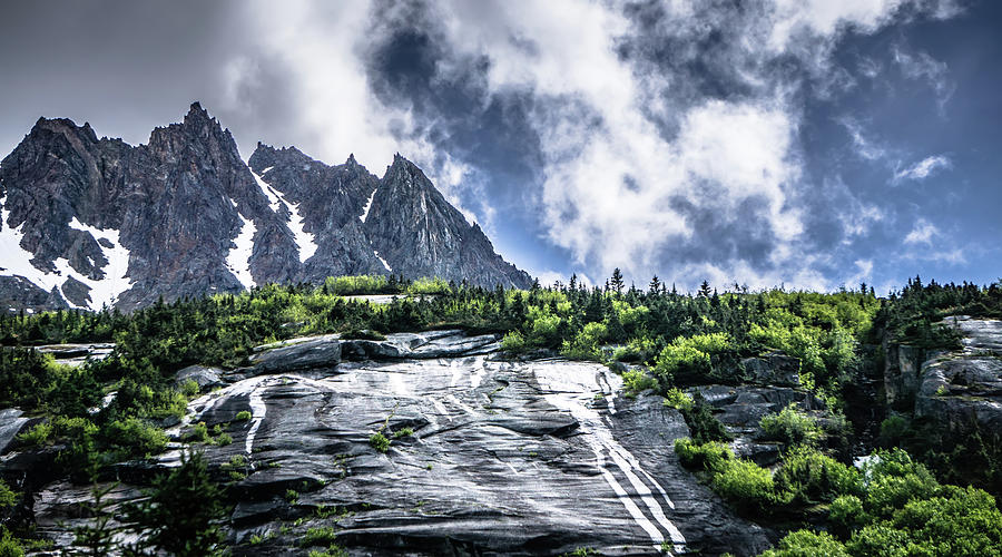 Mountain Range Inn British Columbia Alaskan Rockies #4 Photograph by Alex Grichenko