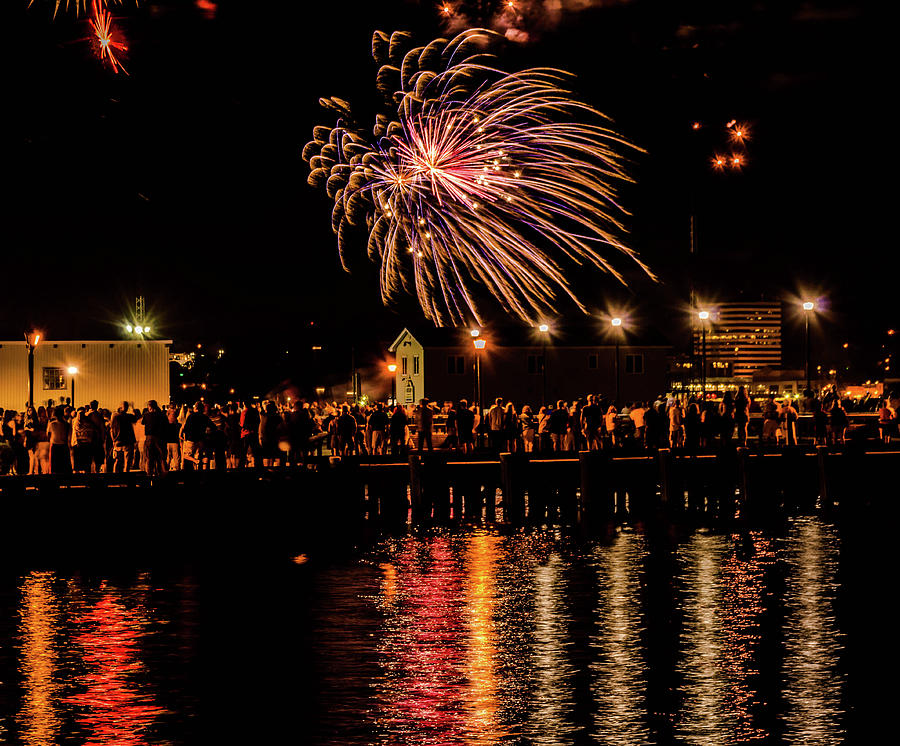 Natal Day Fireworks Halifax Harbour Photograph by Irena Kazatsker ...