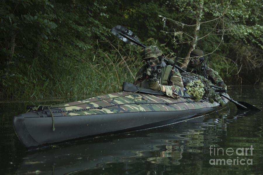 Navy Seals Navigate The Waters #4 Photograph by Tom Weber