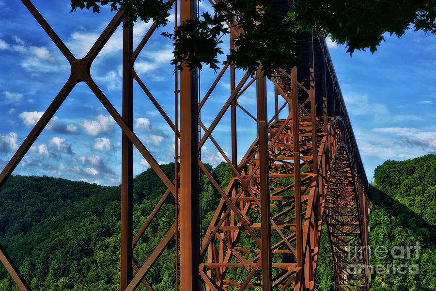 Mountain Photograph - New River Gorge Bridge #4 by Thomas R Fletcher