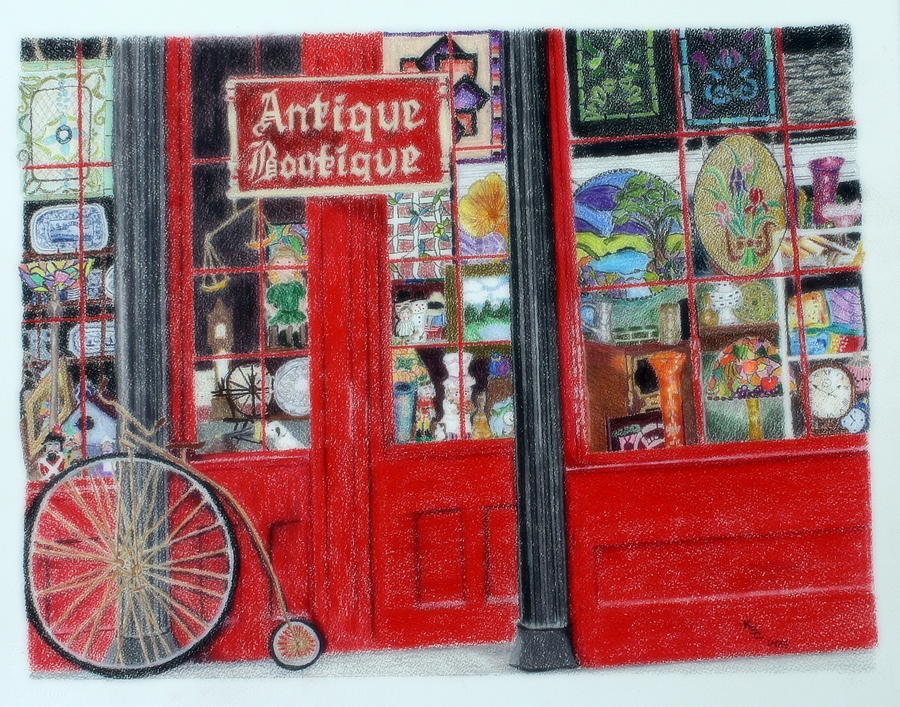 Antique Boutique, E. Cary St., Richmond, Va Painting