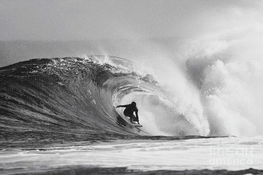 Black And White Photograph - The Perfect Wave by Paul Topp