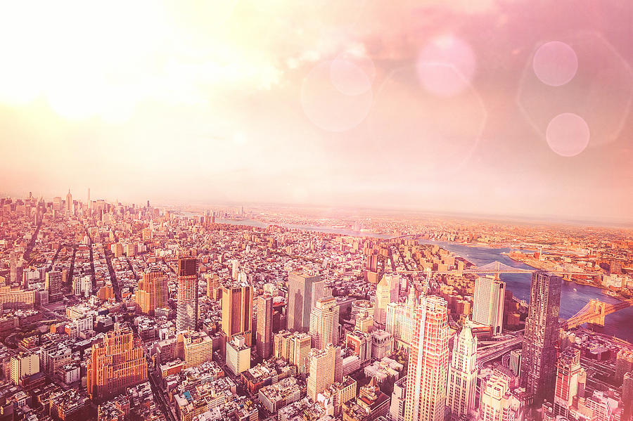 New York City Photograph - New York City Skyline #4 by Vivienne Gucwa