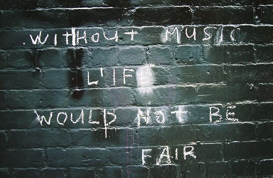 Music Wall Photograph by Claude Taylor