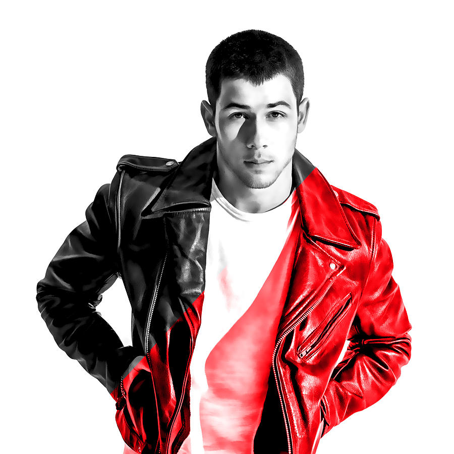 Jonas Brothers Mixed Media - Nick Jonas Collection #4 by Marvin Blaine