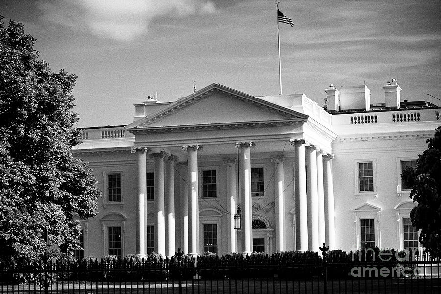 northern facade of the white house Washington DC USA #4 Photograph by ...