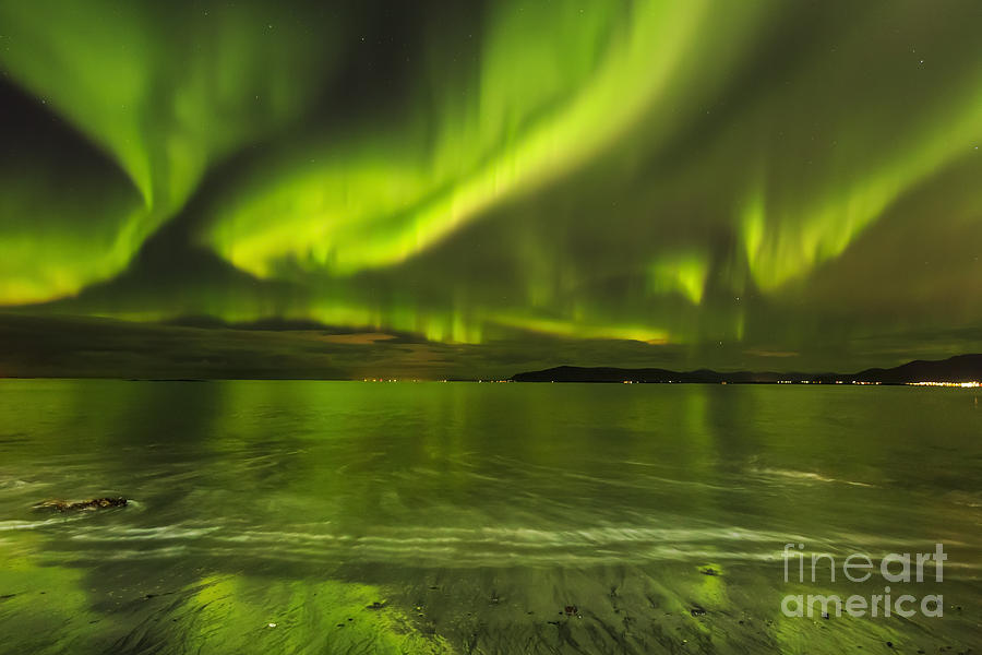Northern Lights Reykjavik #7 Photograph by Gunnar Orn Arnason