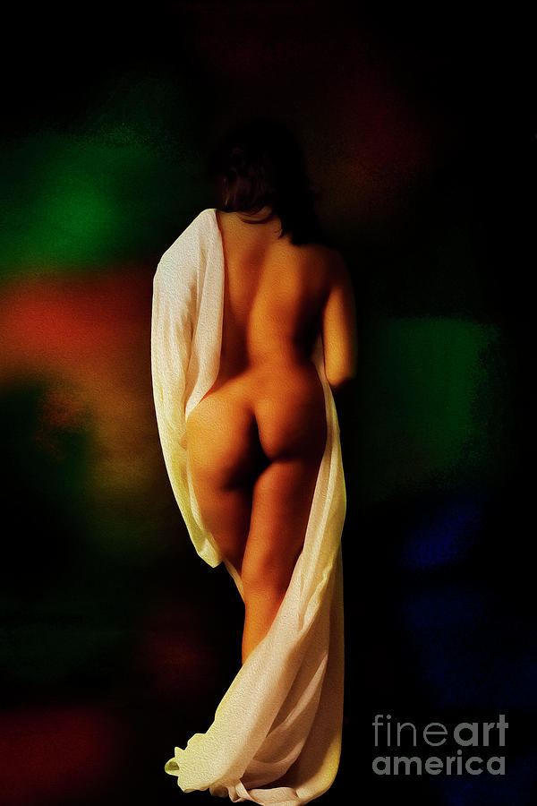 Nude #5 Painting by Kiran Joshi