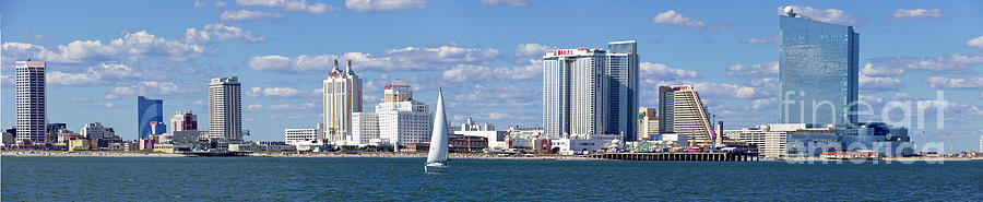 Panoramic view of Atlantic City, New Jersey #4 Photograph by Anthony Totah