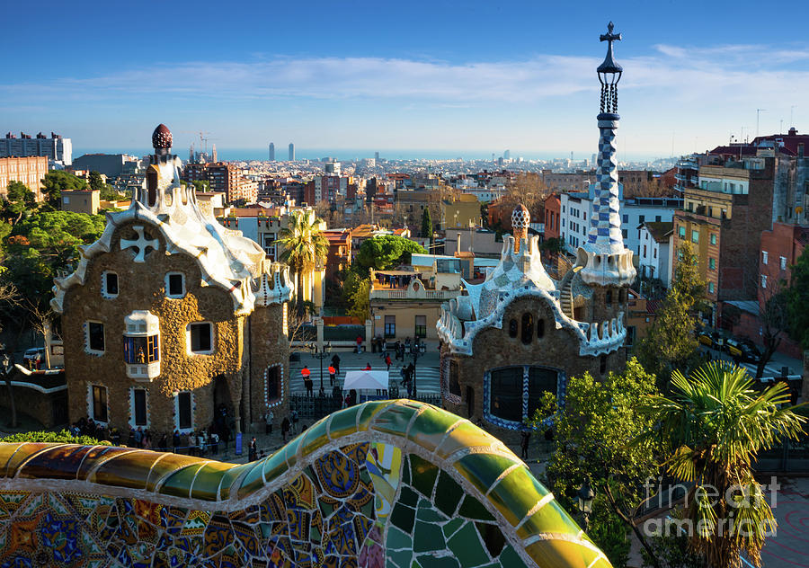 Park Guell  #4 Photograph by Andrew Michael