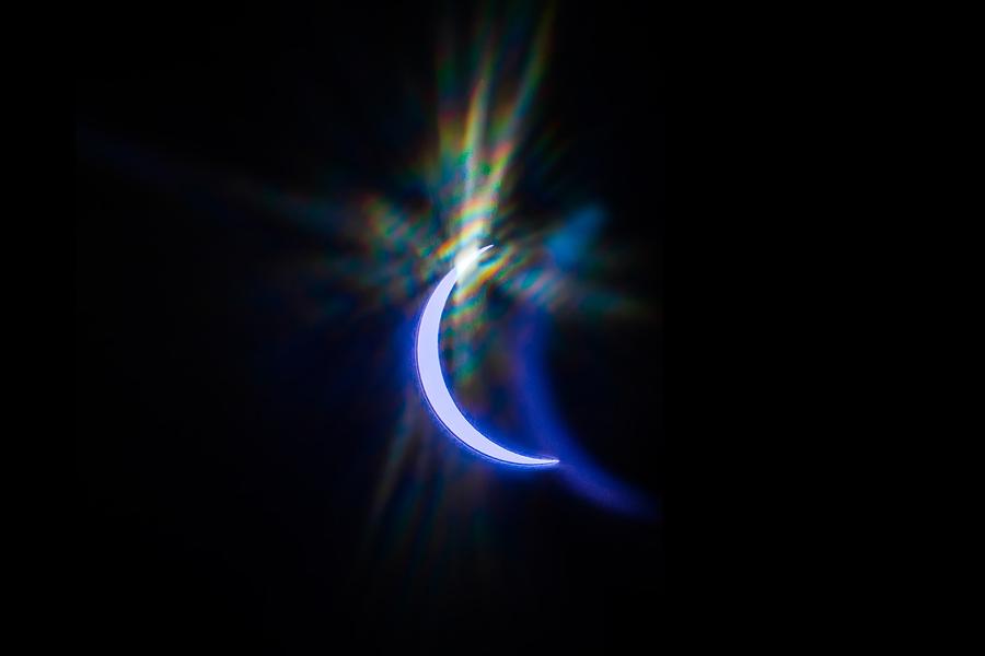 Partial Soalr Eclipse Over South Carolina Usa #4 Photograph by Alex Grichenko