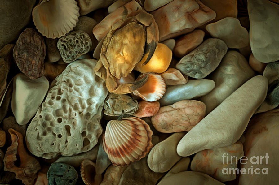 Pebble Stones #4 Digital Art by Michal Boubin