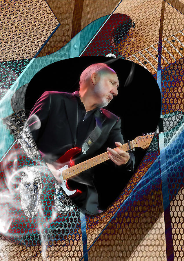 Pete Townshend Art #4 Mixed Media by Marvin Blaine