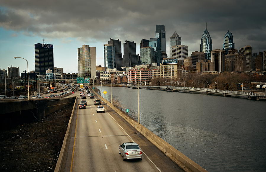 Philadelphia Skyline #4 Photograph by Songquan Deng