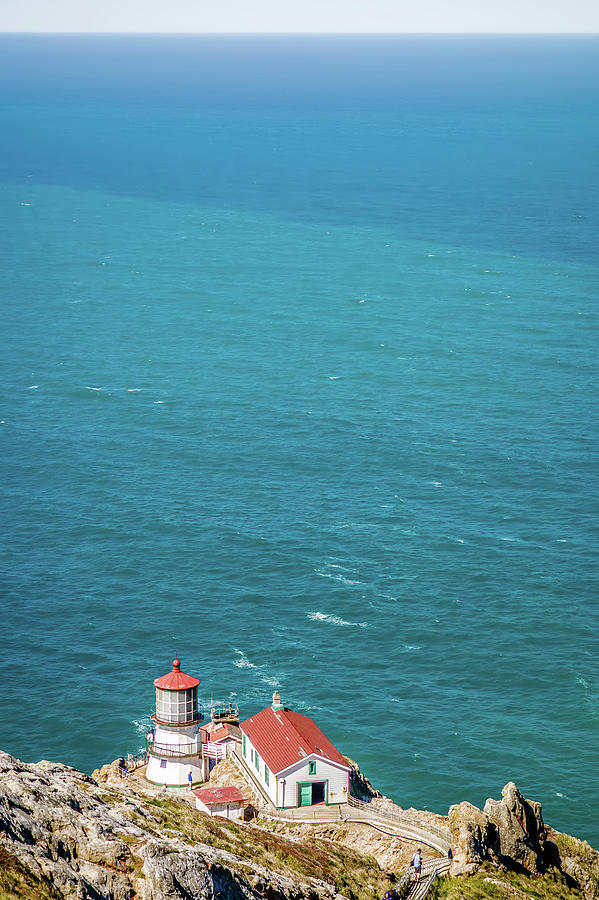Point Reyes lighthouse and pacific coast #4 Photograph by Alex Grichenko