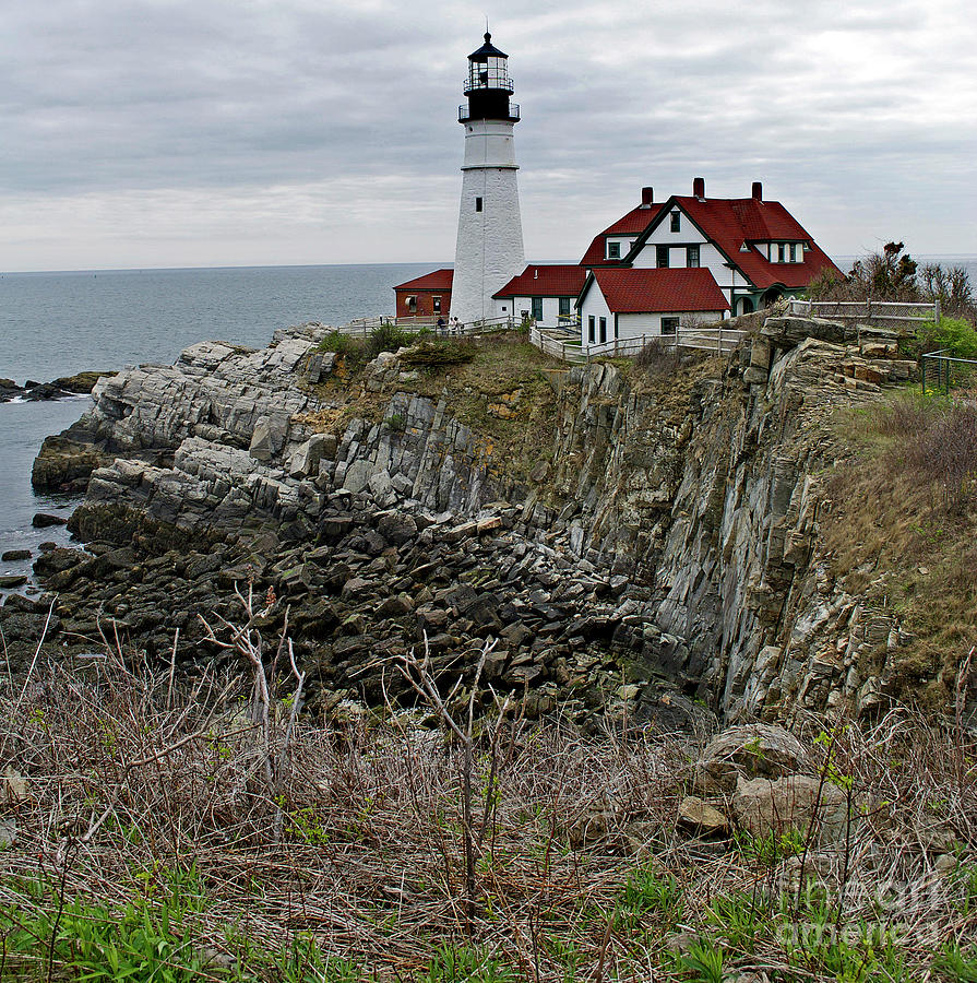 Portland Head Lighthouse, Me #4 Photograph by Skip Willits