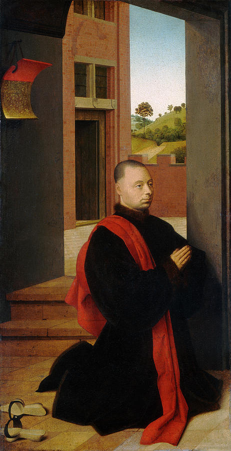 Portrait of a Male Donor #4 Painting by Petrus Christus