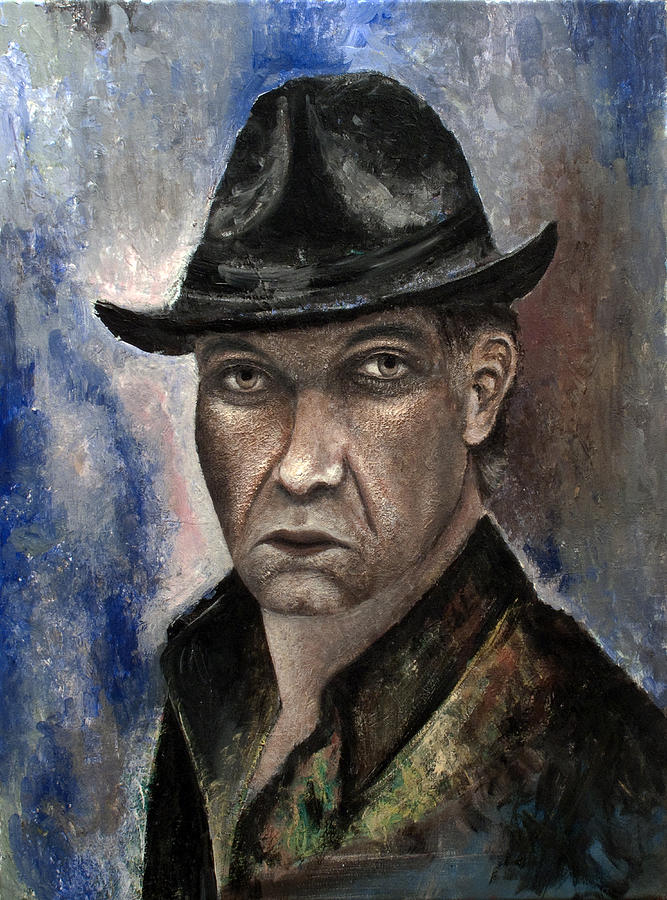 Portrait Painting - Portrait of a man #4 by Vladimir Kezerashvili