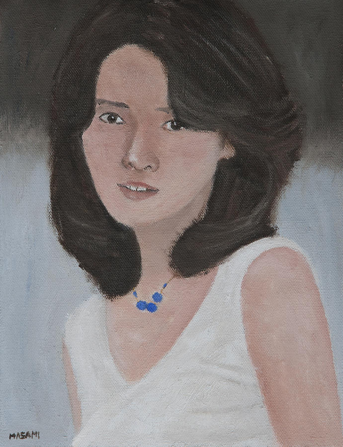 Portrait Of Young Woman #5 Painting by Masami Iida