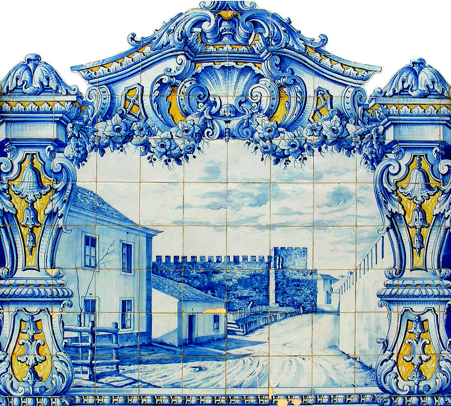 Portugal Tile Photograph by Jean Wolfrum