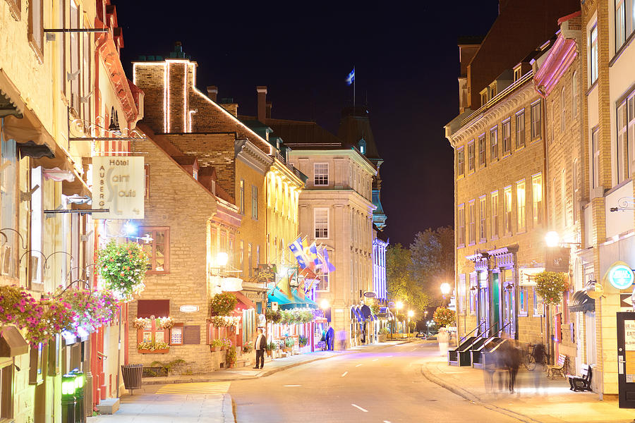 Quebec City Street Photograph