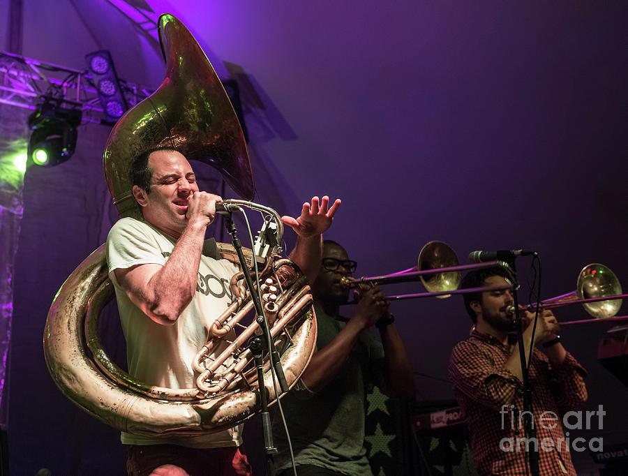 Red Baraat #5 Photograph by David Oppenheimer