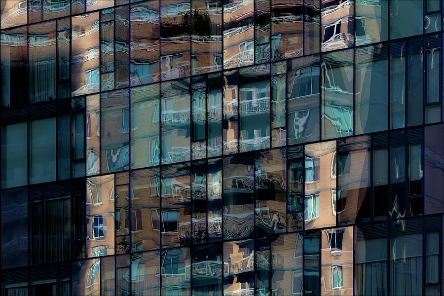 Reflective Glass Building #4 Photograph by Robert Ullmann