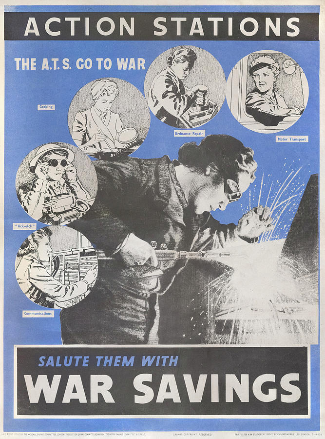 Popular Drawing - Reprint of British wartime poster #1 by Jon Delorme