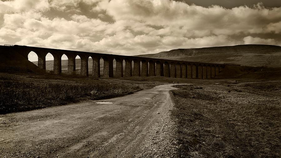 Summer Digital Art - Ribblehead Viaduct #4 by Super Lovely