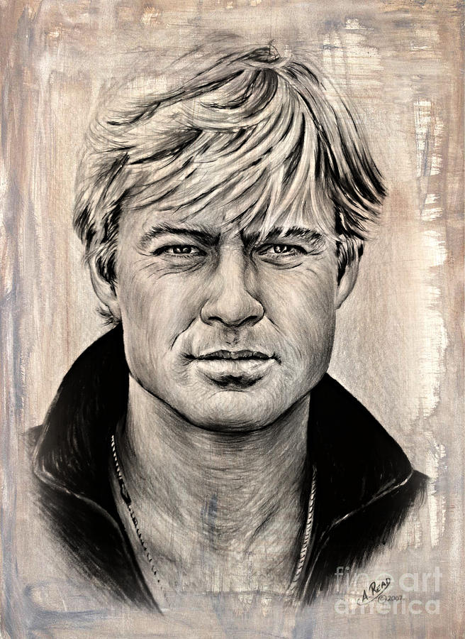 Robert Redford  #4 Painting by Andrew Read