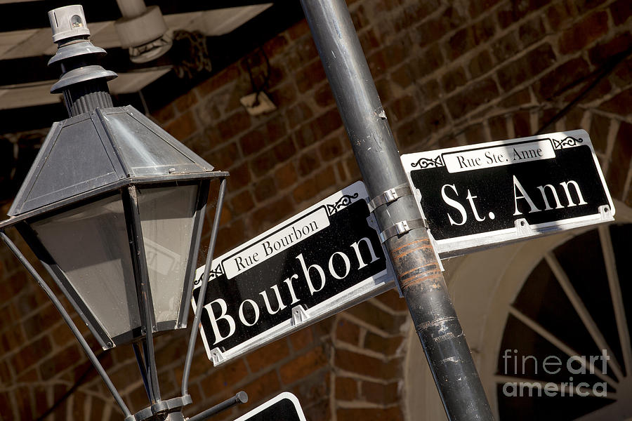 Rue Bourbon Street - New Orleans #4 Photograph by Anthony Totah