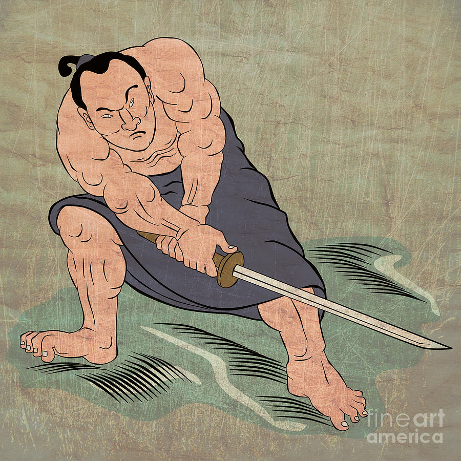 samurai fighting stance