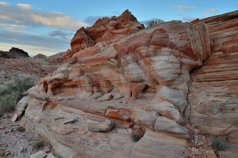 Sandstone Battleship in Valley of Fire #4 Photograph by Ray Mathis