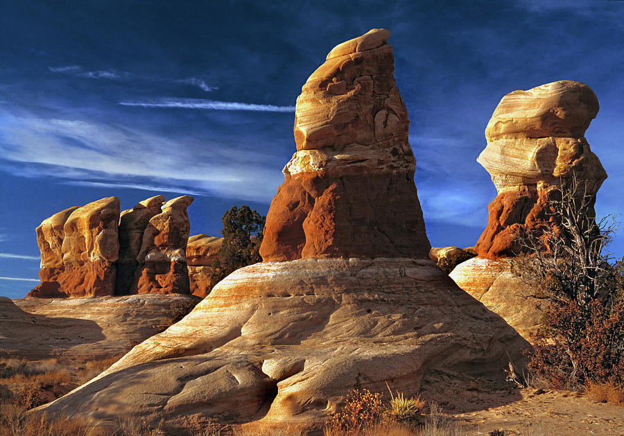 Sandstone Hoodoos in Utah Desert #4 Photograph by Douglas Pulsipher