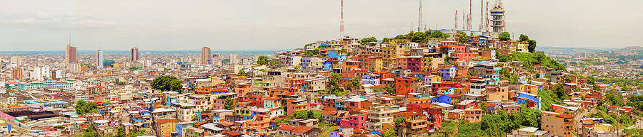 Santa Ana Hill In Guayaquil, Ecuador. Photograph