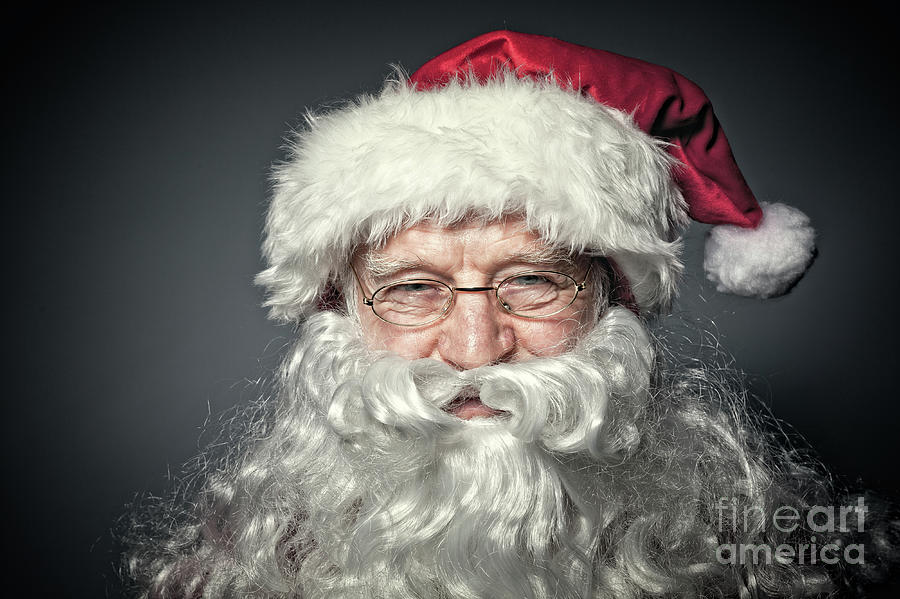 Santa Claus Portrait #4 Photograph by Gualtiero Boffi