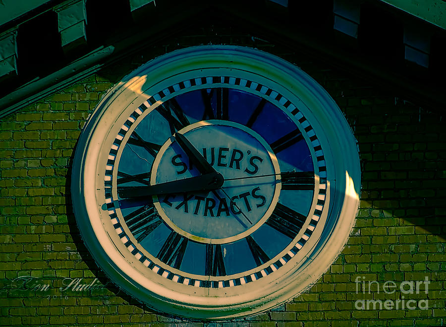 Sauer Clock #3 Photograph by Melissa Messick
