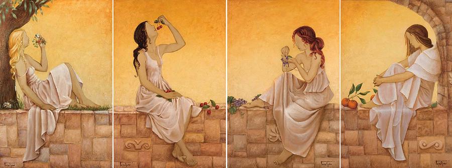Season Painting - 4 Seasons II by Sobobak Season Painting - 4 Seasons II by Sobobak