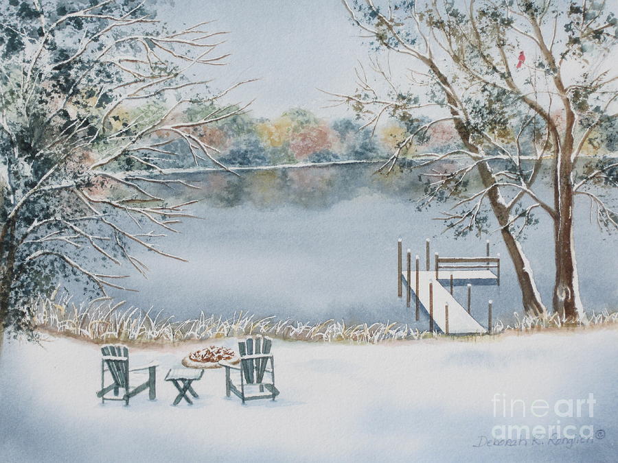 4 Seasons-Winter Painting by Deborah Ronglien