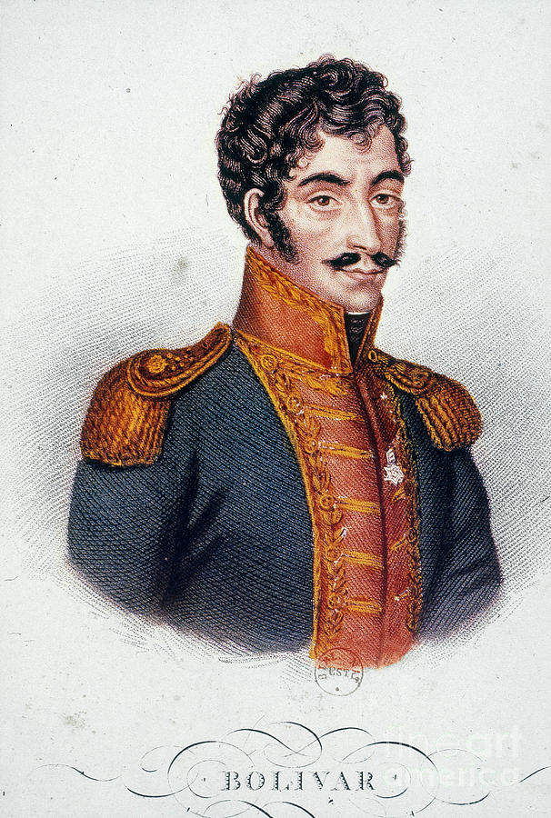 Simon Bolivar (1783-1830) #4 Photograph by Granger