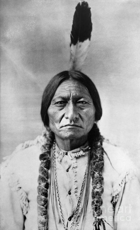 Portrait Photograph - Sitting Bull 1834-1890 #3 by Granger